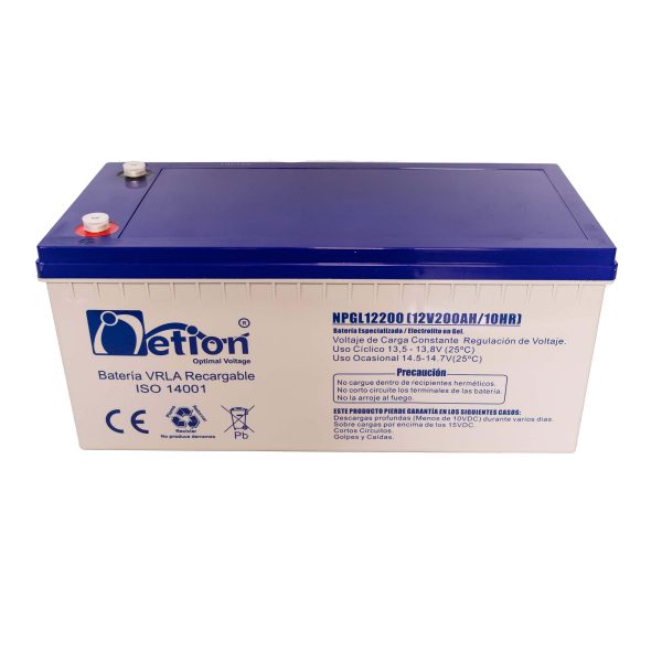 Batería NETION Gel 12V-200AH
