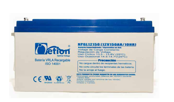 Batería NETION Gel 12V-150AH
